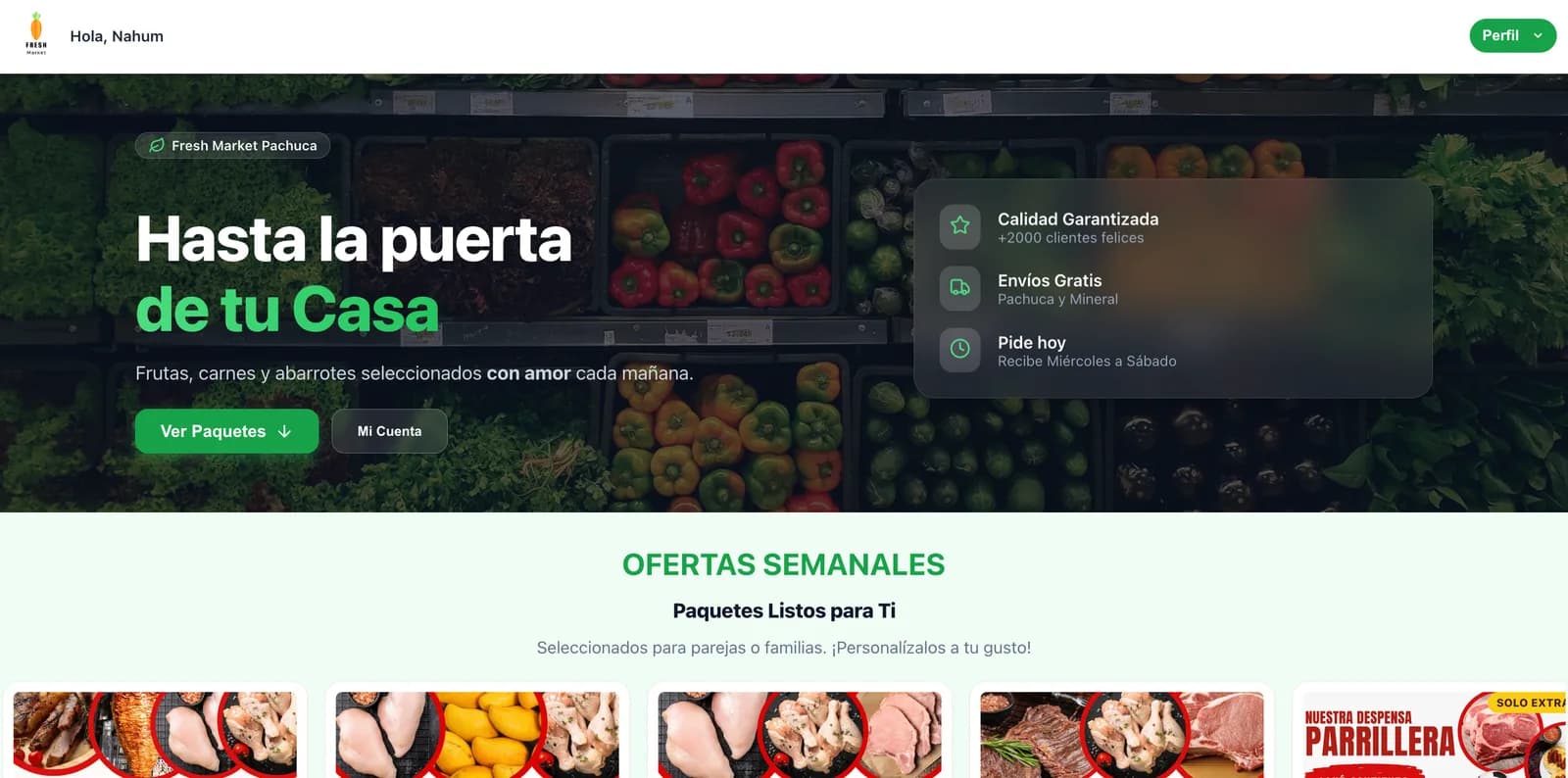 Captura de Fresh Market